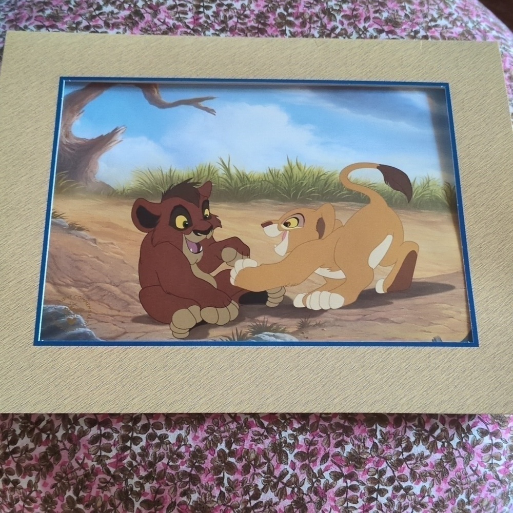 Disney Store Exclusive Commemorative Lithograph Lion King II Simba’s Pride